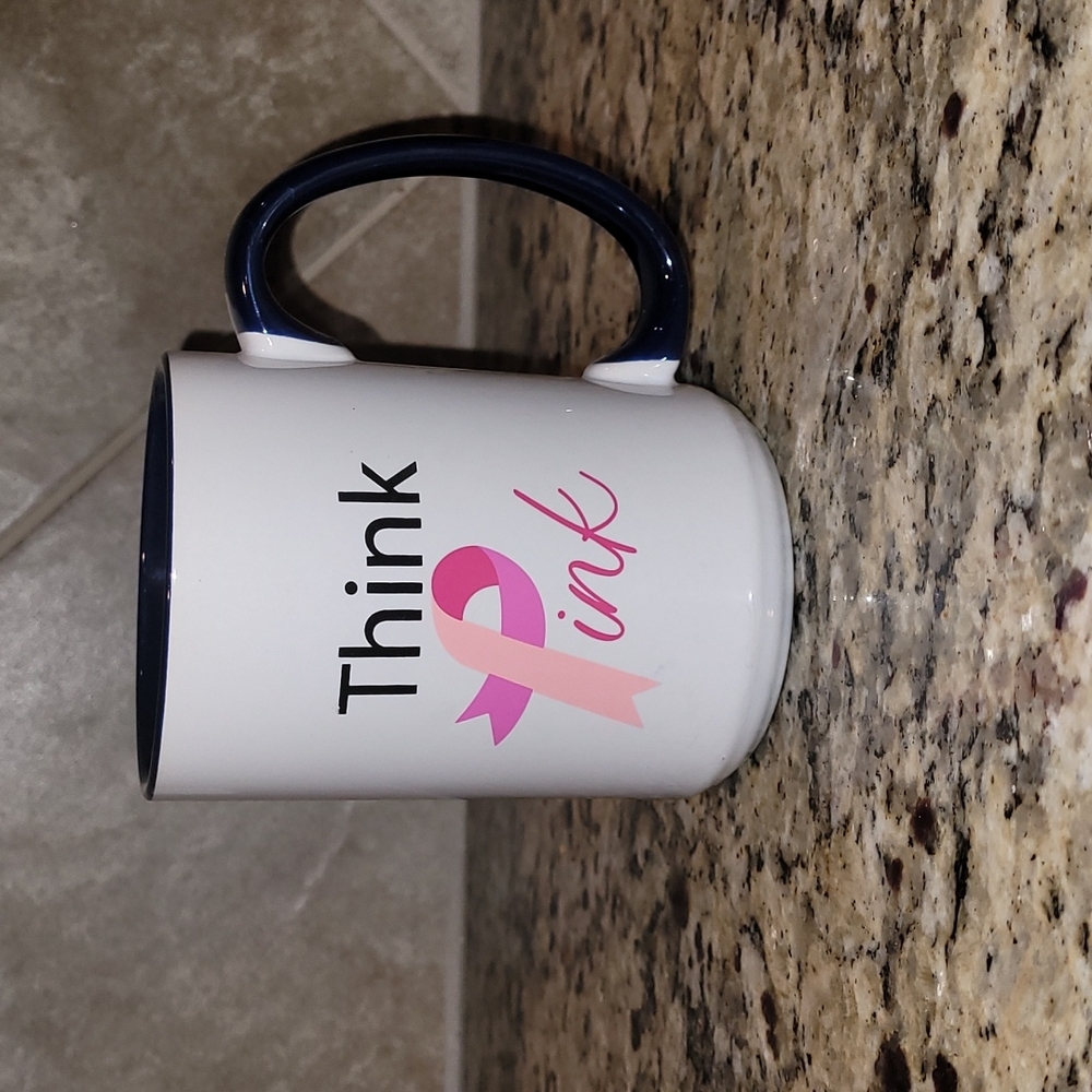 💕NEW Breast Cancer Awareness Think Pink Mug💕 - Picture 1 of 6